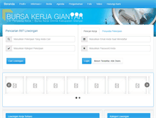 Tablet Screenshot of bursakerjagianyar.com